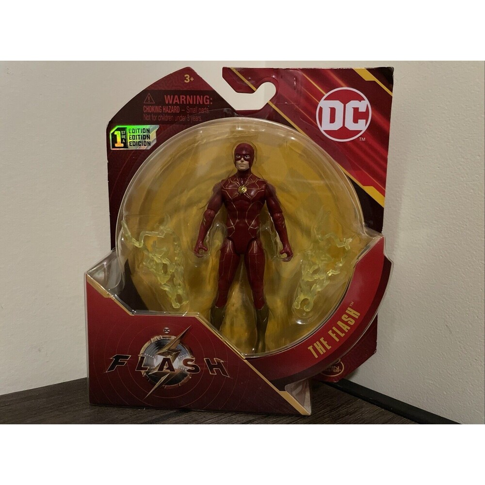 DC The Flash Movie 4 Inch‎ Action The Flash Action Figure 1st Edition Brand New